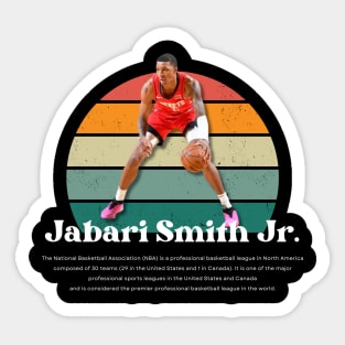 Jabari Smith Jr. Vintage V1 Sticker